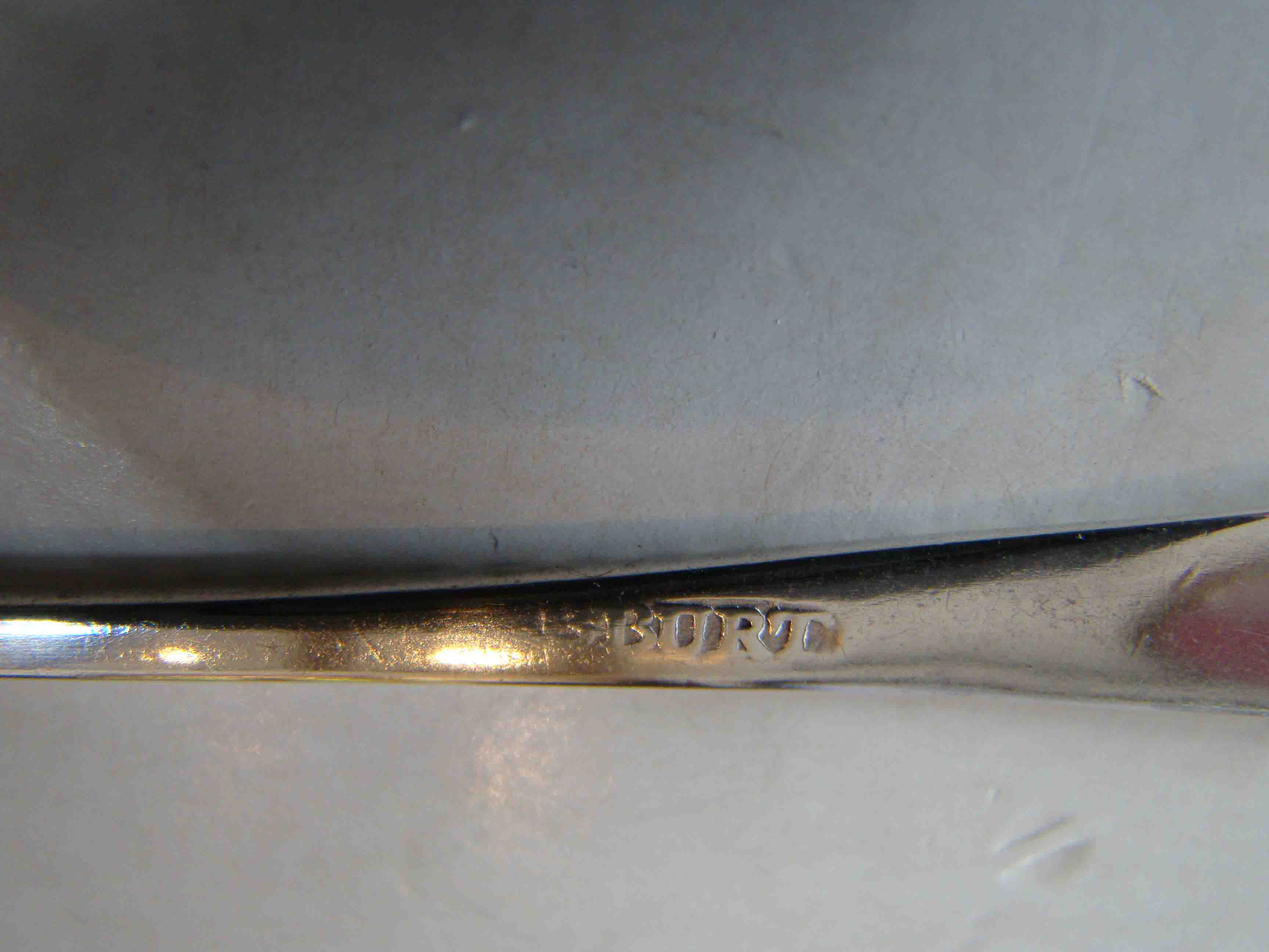 A fine silver teaspoon by Boston silversmith BENJAMIN BURT (1729-1805) circa 1775-1780 — image 2